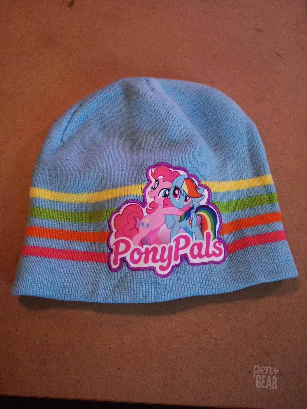 My Little Pony light blue beanie hat one size fits most